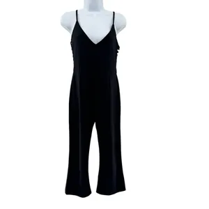 Amanda Uprichard X REVOLVE Chandon Jumpsuit Black Ponte Medium Cropped Date‎ thumbnail 2