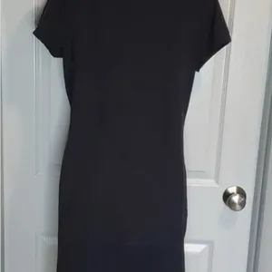 🆕👗 $48 Abercrombie & Fitch Track Bodycon Athletic Mini Logo Navy Dress XS 2 4 thumbnail 8