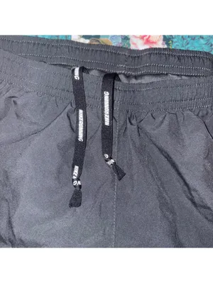 Nike Dri-FIT Running Athletic Shorts Woman’s Size Small Black and Red With Liner thumbnail 2