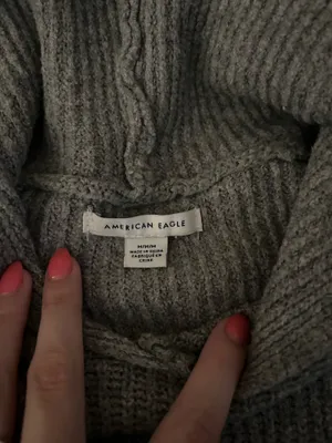 American Eagle Bottom Tie Sweater thumbnail 3