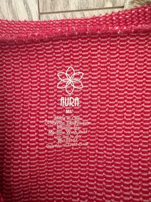 Aura Red Athletic top thumbnail 2
