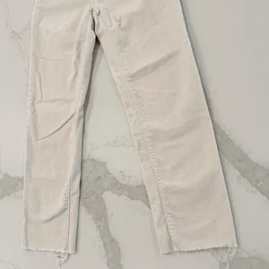 Patagonia Fitted Cropped Corduroy Pants Raw Hem Women’s 28 Bleached Stone Cotton thumbnail 2