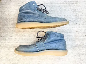 Dr. Martens 9529 Boot Made In England Leather Lace-Up Chukka Boots Moccasin Grey thumbnail 7