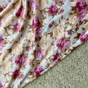 midi floral sun dress with slit thumbnail 6