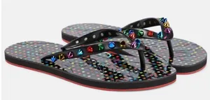 Christian Louboutin Loubi Flip Spikes Thong Sandals thumbnail 1