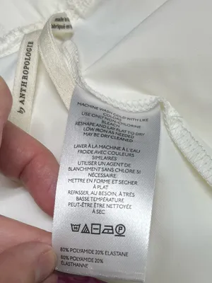 Anthropologie skort off white tennis prep athleisure size medium women’s thumbnail 4