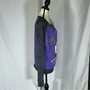 Press Box Women’s Kansas State Wildcats Raglan Style Long Sleeve Shirt thumbnail 6