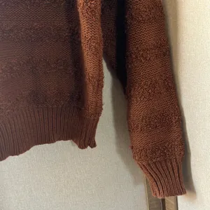 FINAL MARKDOWN Evian Rich Brown Knit Sweater medium thumbnail 10