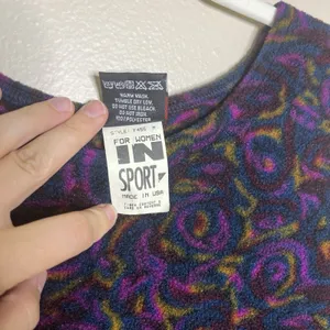 Women's Fleece Crop Polartec Sport Ski 80s 90s Gorpcore Whimsigoth M Winter thumbnail 4