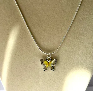 Sterling Silver Butterfly Necklace thumbnail 2