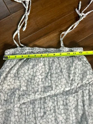 Abercrombie Lined Leaf Shoulder Prairie Girl Tie Top Or Dress thumbnail 9