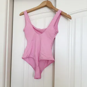 SKIMS Light Pink Bubblegum Picot Bodysuit thumbnail 4