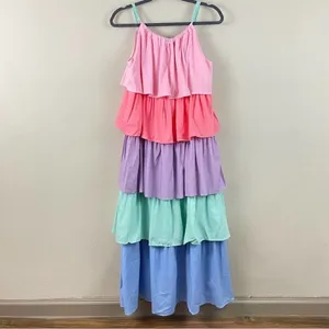 NWT Olivia Rubin Pastels Tiered‎ Sleeveless Maxi Dress Size 6 thumbnail 9