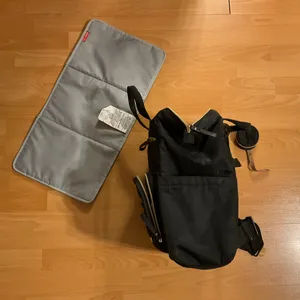 Skip Hop Mainframe Wide Open Diaper Backpack Black thumbnail 8