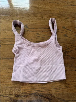 Island Gypsy Light Purple Cropped Top thumbnail 3