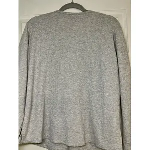 Vintage Columbia Women's Gray Ribbed Knit Cardigan Sweater Size L Button Down thumbnail 7