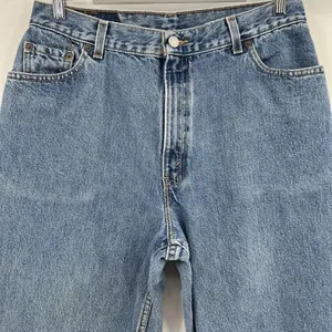 Vintage Levi's‎ 550 Jeans Size 32/12 Relaxed Fit Tapered Leg Denim 00s Ankle Zip thumbnail 2