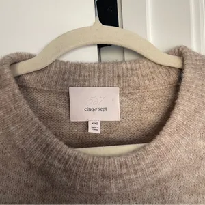 Cinq a‎ Sept Sweater Ruffle Hem Atlas Pullover Size XXS thumbnail 3