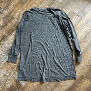 Nike Womens Charcoal Gray‎ Heather Long Sleeve Just Do It Tunic Top Size Medium thumbnail 4