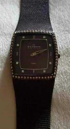 Skagen Brown Stainless Steel Mesh Watch • Needs New Battery thumbnail 1