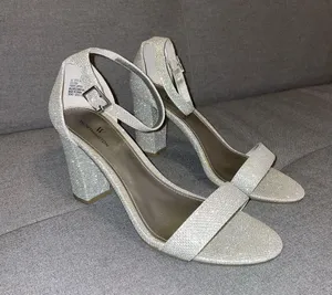 Worthington Sparkly Silver Heels thumbnail 1