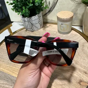 SALVATORE FERRAGAMO brown cat eye sunglasses 🦋 thumbnail 12
