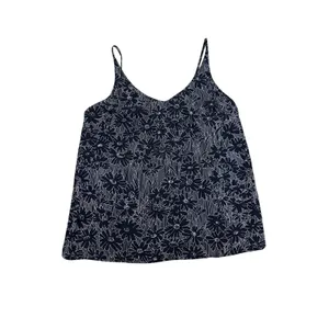 Banana Republic Spaghetti Strap Tank Camisole Floral Navy White Top Size XS thumbnail 3