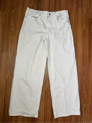 Vuori Vintage Wide Leg Jean Bone Denim Jeans 32. thumbnail 3