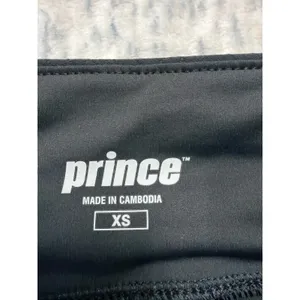 Prince Womens Flounce Skort Pure Black Tennis Skirt Built-in‎ Shorts WPT17231 XS thumbnail 2
