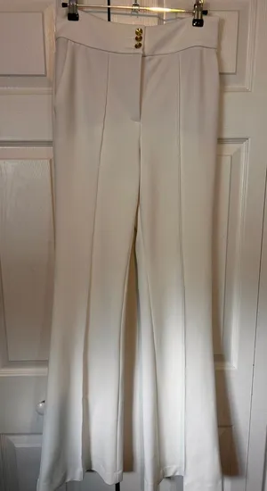 Express Women's Flare Wite Pants thumbnail 1
