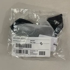 ALO Yoga NWT Airlift Rhythm Scrunchie Elegant Black Hair Accessories thumbnail 6