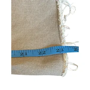 Old Navy O.G. Straight Jeans Women 2 Tan High Rise Raw‎ Hem Neutral Casual Core thumbnail 4