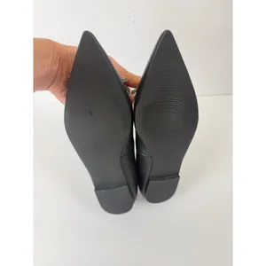 Abound NWOT Gorgi Flats Pointed Toe with Crystal Bow Black Faux Leather Size 7.5 thumbnail 4