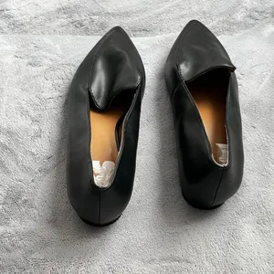 Nordstrom Rack NEW Black Faux Leather Loafers SIZE 9 thumbnail 3