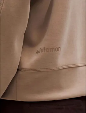 Lululemon Sofstreme Perfectly Oversized Cropped Crew - Taupetastic - Size 4 thumbnail 3