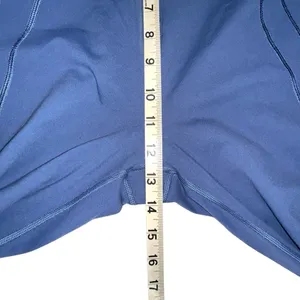 Lululemon Define Zip Front Blue High-Waisted Flare Legging Pants in Pitch Blue thumbnail 7
