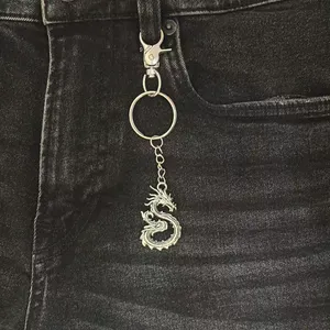 Dragon Keychain Charm for Men Women Car Keychain Key Ring Bag Charm Streetwear thumbnail 7