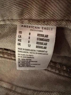 Sage Green American Eagle Jeans thumbnail 5