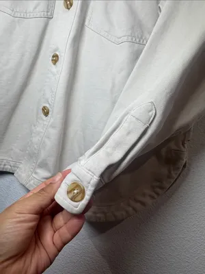Vuori Mackenzie Shirt Jacket - Ivory/Cream size M/L thumbnail 5