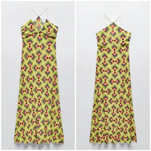 Zara geometrical jacquard knit dress NEW thumbnail 6