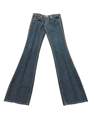 Vintage Y2K Low Rise Dark Wash Jeans thumbnail 1
