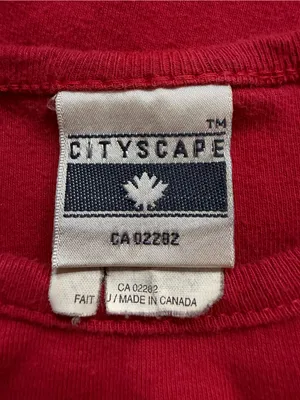 Vintage Cityscape Canada Rhinestone Baby Tee Size S thumbnail 7