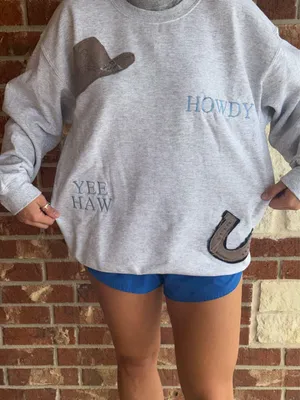 Gildan HOWDY sweatshirt, made by me(: one of a kind thumbnail 1