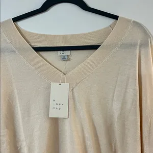 Target Cream Knit Top thumbnail 3