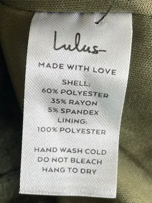 Lulus Favorite Tune Olive Green Faux Wrap Sweater Dress thumbnail 6