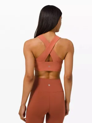 Lululemon athletica Women's Forward Fold Bra Rustic Coral Size 8 thumbnail 2