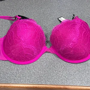 BeMe Pink Lace Demi Bra‎ Size 34D thumbnail 4