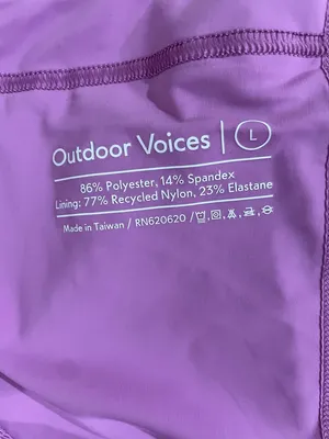 Outdoor Voices Warmup Skort Hydrangea in Size Large thumbnail 3