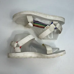 Teva‎ Size 7 Sandals Original Universal Pride White Rainbow 1125890 Adjustable thumbnail 3