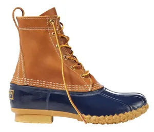L.L.Bean Tan/Navy Bean boots thumbnail 2